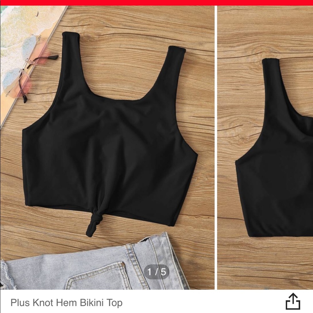 Shein bathing suit top